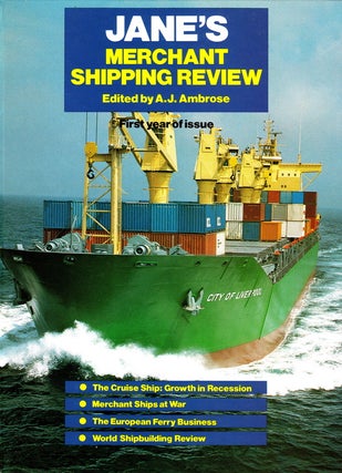 Item #64534 JANE'S MERCHANT SHIPPING REVIEW FIRST YEAR OF ISSUE. A. J. Ambrose