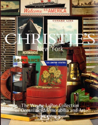 Item #71815 THE WAYNE LAPOE COLLECTION OF OCEANLINER MEMORIBILIA AND ART. Christie's