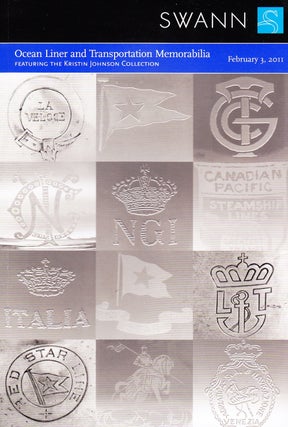 Item #71830 OCEAN LINER AND TRANSPORTATION MEMORIBILIA FEATURING THE KRISTIN JOHNSON COLLECTION....
